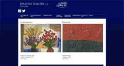 Desktop Screenshot of mastersgalleryltd.com